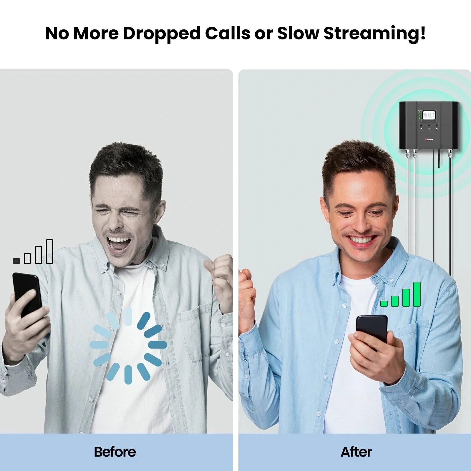 HiBoost 15K Smart Link Deluxe Cell Booster